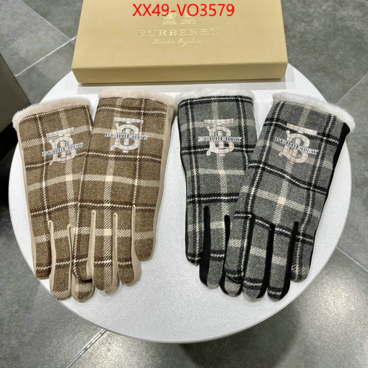 Gloves-Burberry,mirror copy luxury , ID: VO3579,$: 49USD