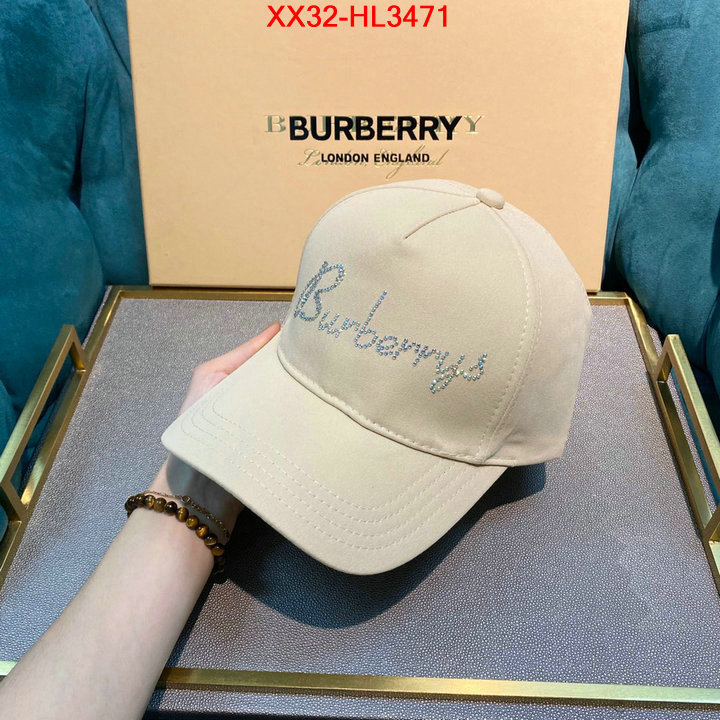 Cap (Hat)-Burberry,fake high quality , ID: HL3471,$: 32USD