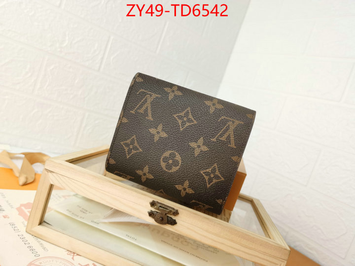 LV Bags(4A)-Wallet,we provide top cheap aaaaa ,ID: TD6542,$: 49USD