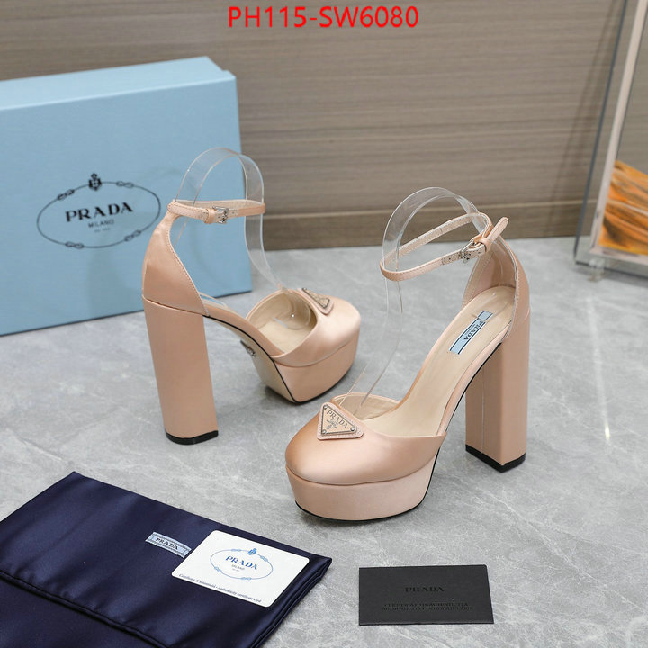 Women Shoes-Prada,highest quality replica , ID: SW6080,$: 115USD