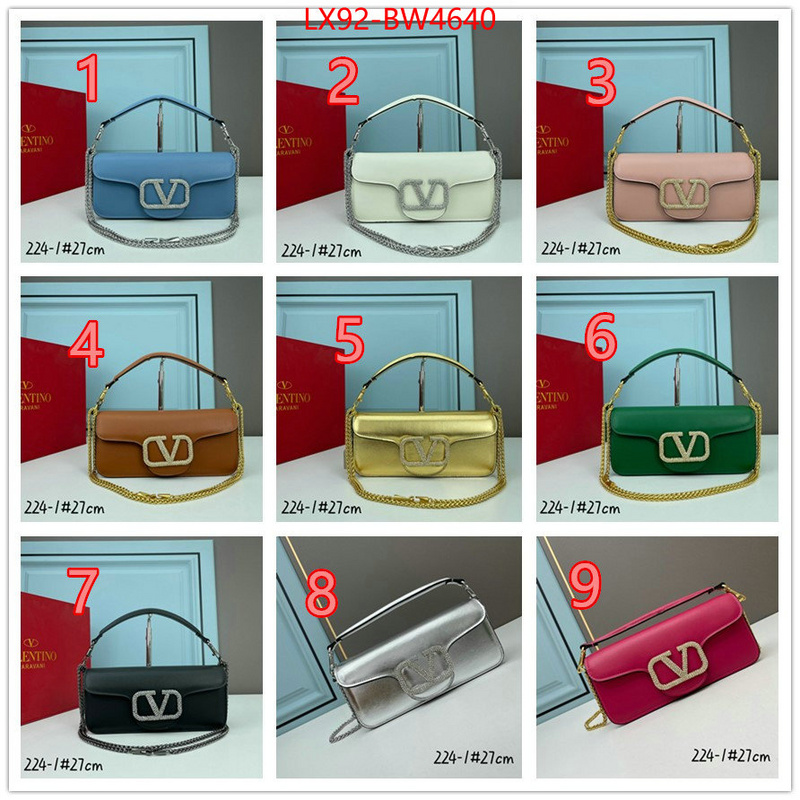 Valentino Bags(4A)-LOC-V Logo ,buy first copy replica ,ID: BW4640,$: 92USD