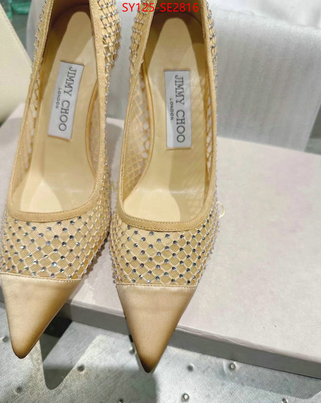 Women Shoes-Jimmy Choo,replica 1:1 high quality , ID: SE2816,$: 125USD