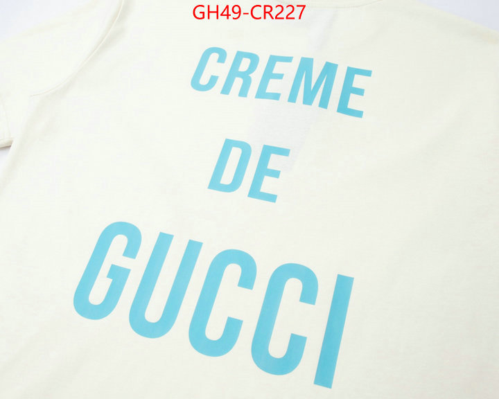 Clothing-Gucci,replica designer , ID: CR227,$: 49USD