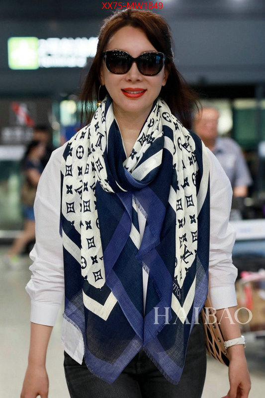 Scarf-LV,customize best quality replica , ID: MW1849,$: 75USD