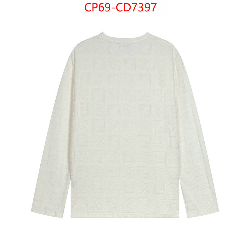 Clothing-Fendi,replica wholesale , ID: CD7397,$: 69USD