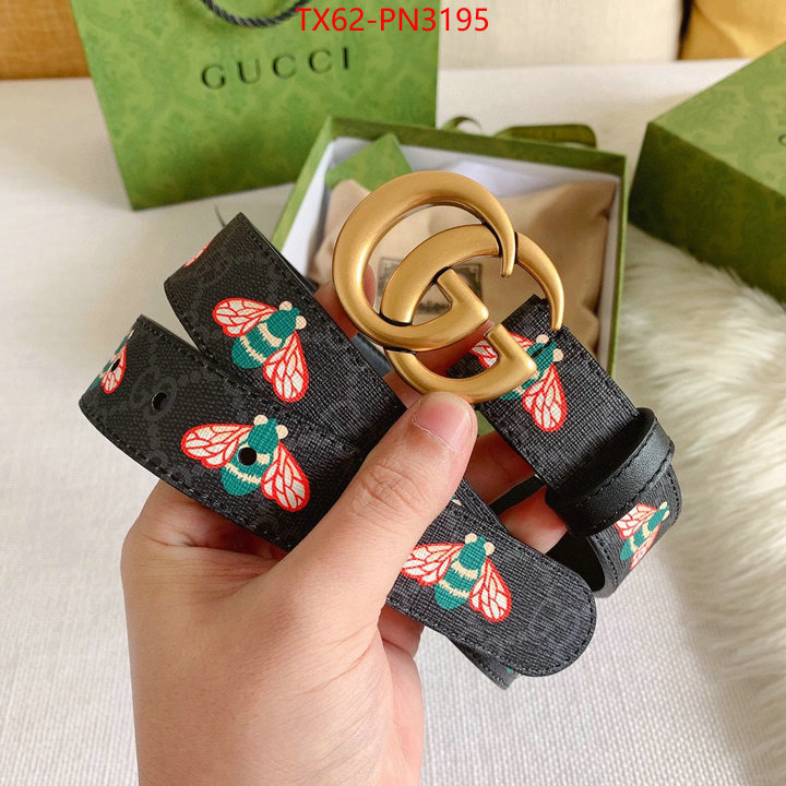 Belts-Gucci,fake , ID: PN3195,$: 62USD