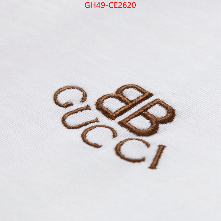 Clothing-Gucci,buy top high quality replica , ID: CE2620,$: 49USD