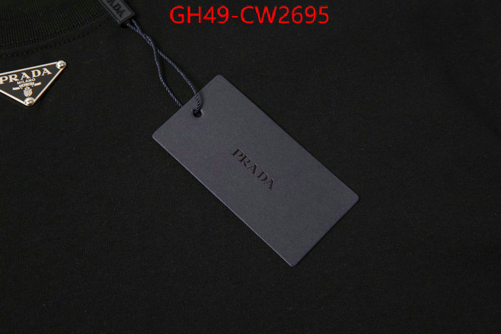 Clothing-Prada,mirror quality , ID: CW2695,$: 49USD