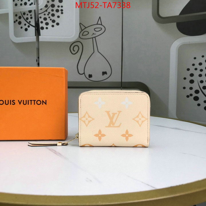 LV Bags(4A)-Wallet,ID: TA7338,$: 52USD