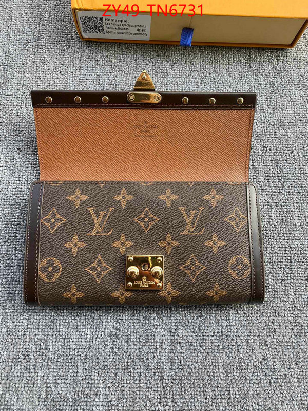 LV Bags(4A)-Wallet,ID: TN6731,$: 49USD