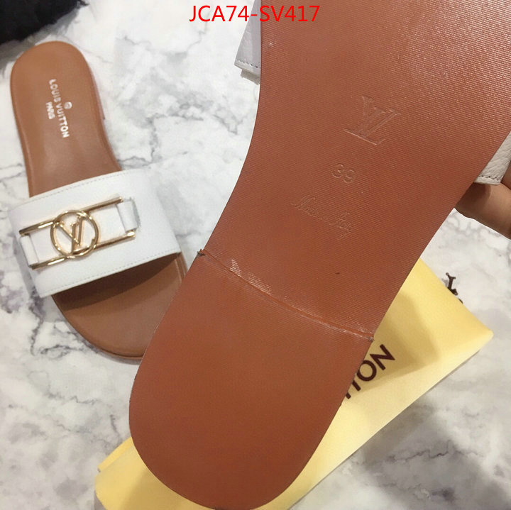 Women Shoes-LV,what 1:1 replica , ID: SV417,$:74USD