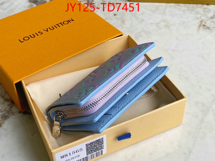 LV Bags(TOP)-Wallet,ID: TD7451,$: 125USD