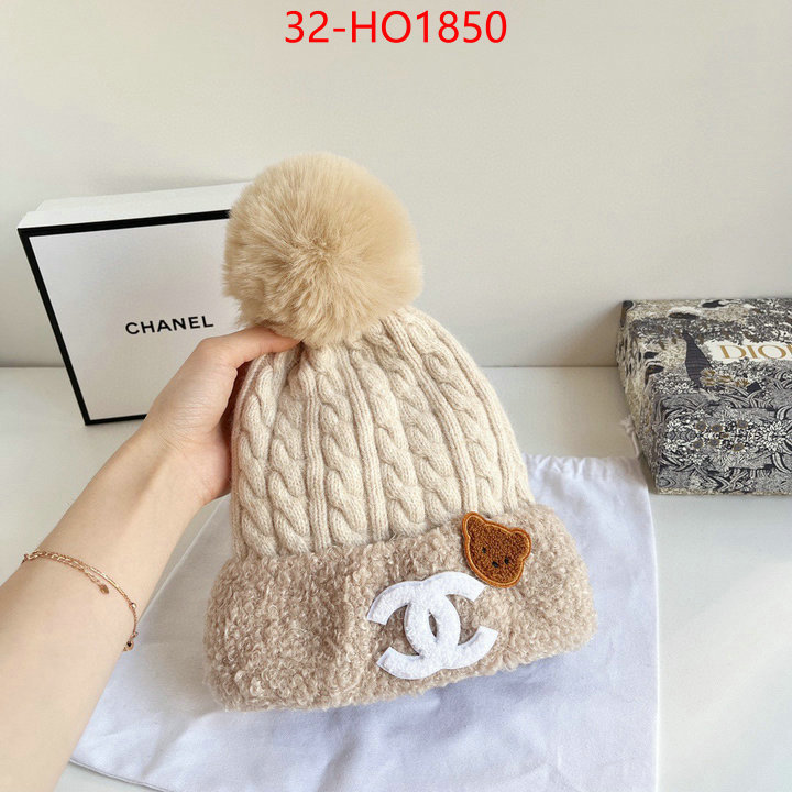 Cap (Hat)-Chanel,1:1 replica wholesale , ID: HO1850,$: 32USD