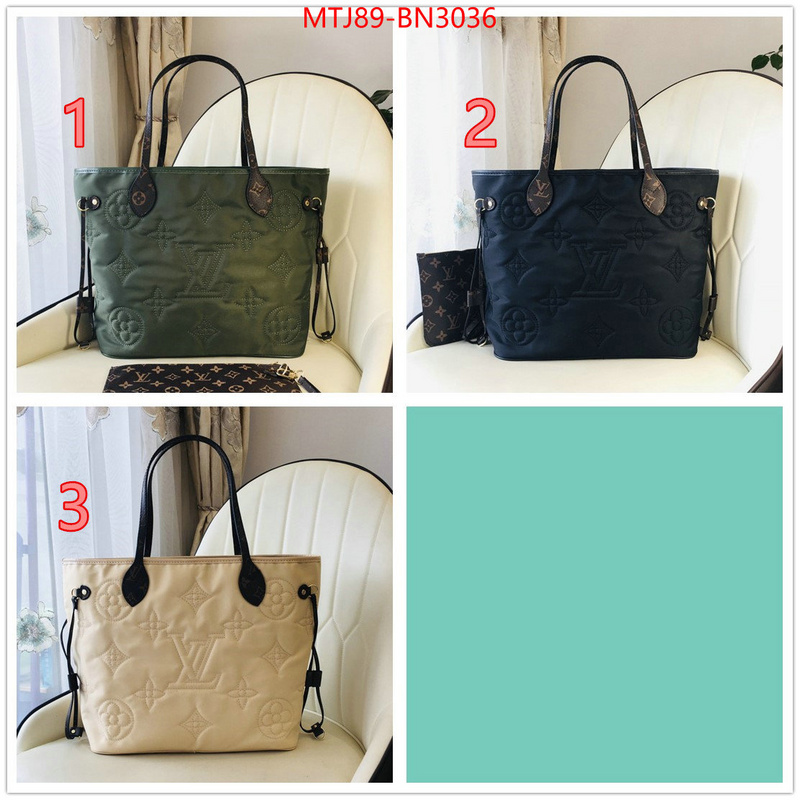 LV Bags(4A)-Neverfull-,where to buy replicas ,ID: BN3036,$: 89USD