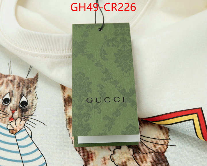 Clothing-Gucci,from china 2023 , ID: CR226,$: 49USD