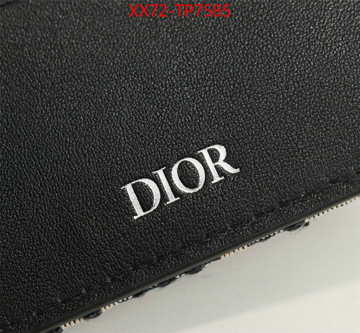 Dior Bags(TOP)-Wallet-,ID: TP7585,$: 72USD