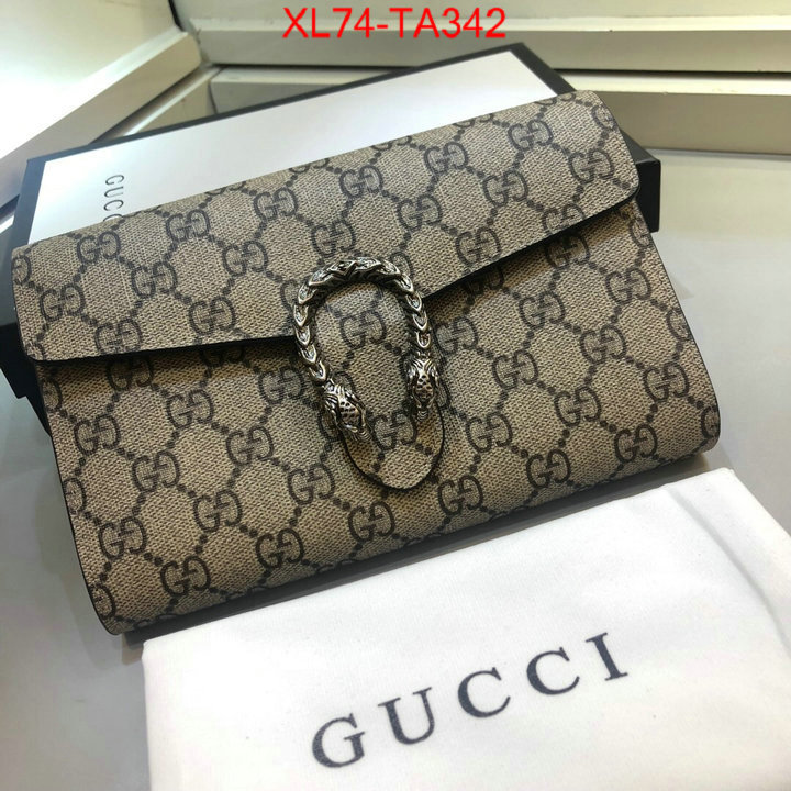 Gucci Bags(4A)-Wallet-,ID:TA342,$: 74USD