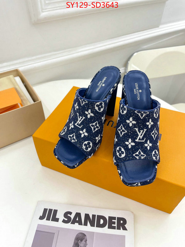 Women Shoes-LV,we provide top cheap aaaaa , ID: SD3643,$: 129USD