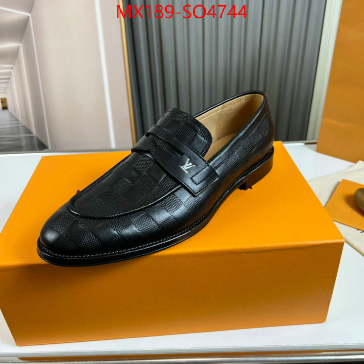 Men Shoes-LV,aaaaa replica designer , ID: SO4744,$: 189USD