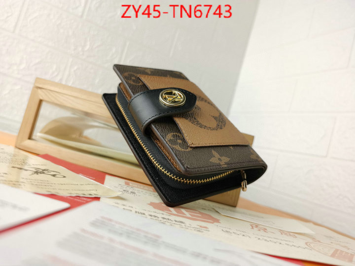 LV Bags(4A)-Wallet,ID: TN6743,$: 45USD