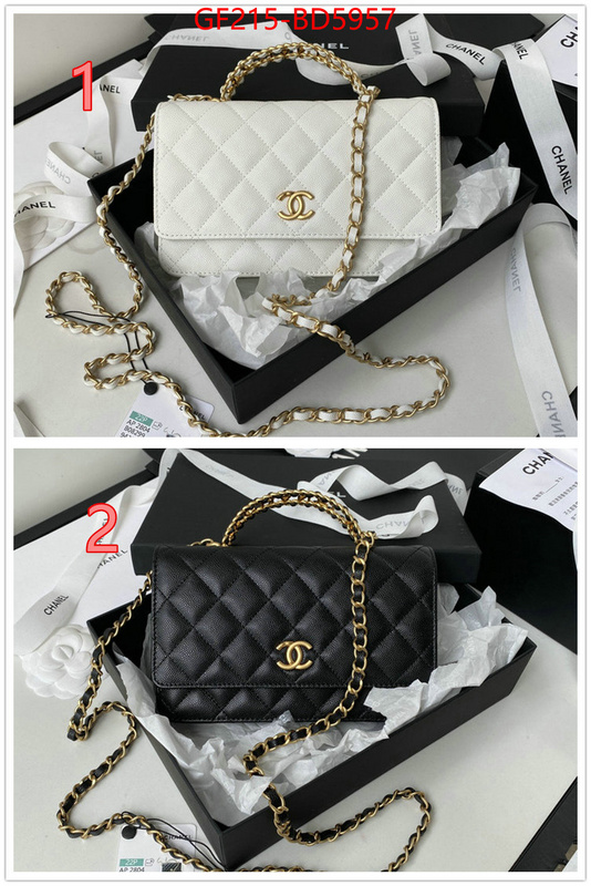 Chanel Bags(TOP)-Diagonal-,ID: BD5957,$: 215USD