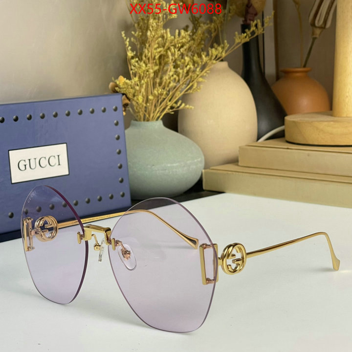 Glasses-Gucci,fashion , ID: GW6088,$: 55USD