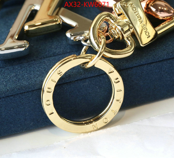 Key pendant-LV,fashion replica ,ID: KW6071,$: 32USD