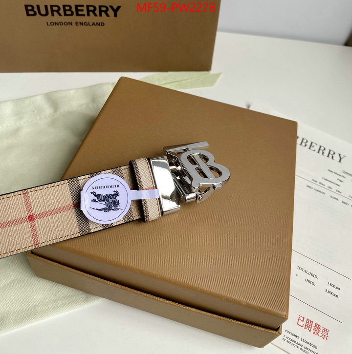 Belts-Burberry,what's the best place to buy replica , ID: PW2278,$: 59USD