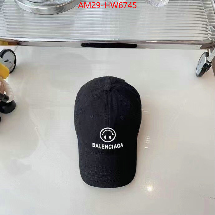 Cap (Hat)-Balenciaga,the most popular , ID: HW6745,$: 29USD