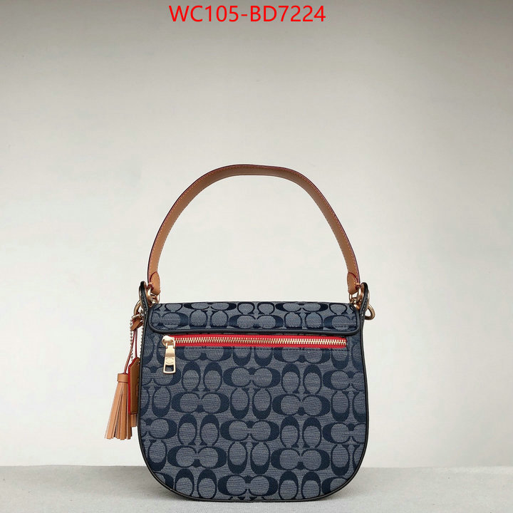 Coach Bags(4A)-Diagonal,only sell high-quality ,ID: BD7224,$: 105USD