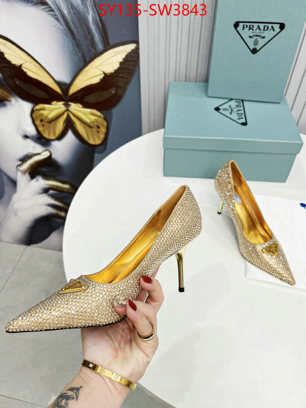 Women Shoes-Prada,where to buy the best replica , ID: SW3843,$: 135USD