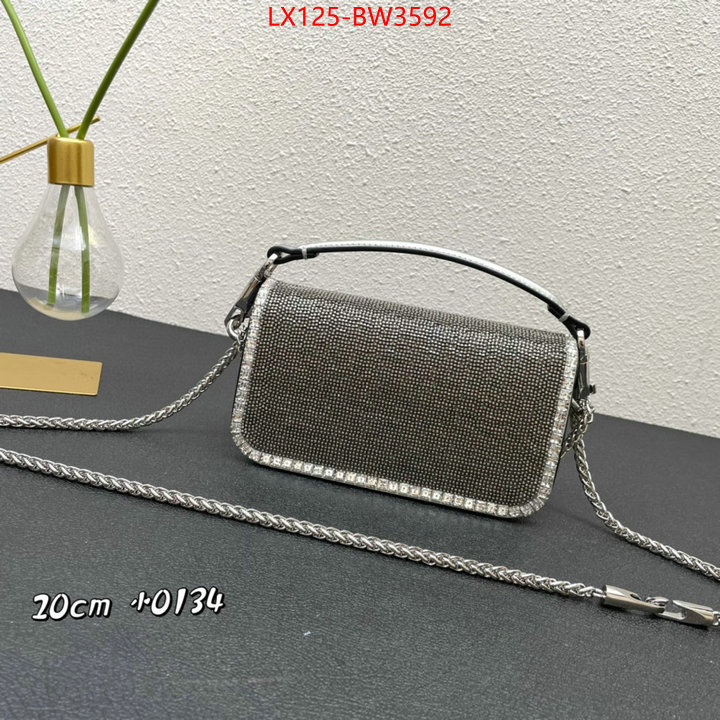 Valentino Bags(4A)-LOC-V Logo ,copy aaaaa ,ID: BW3592,$: 125USD