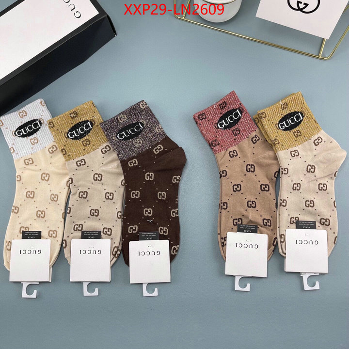 Sock-Gucci,luxury cheap , ID: LN2609,$: 29USD