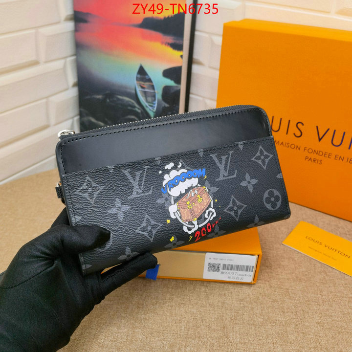 LV Bags(4A)-Wallet,ID: TN6735,$: 49USD