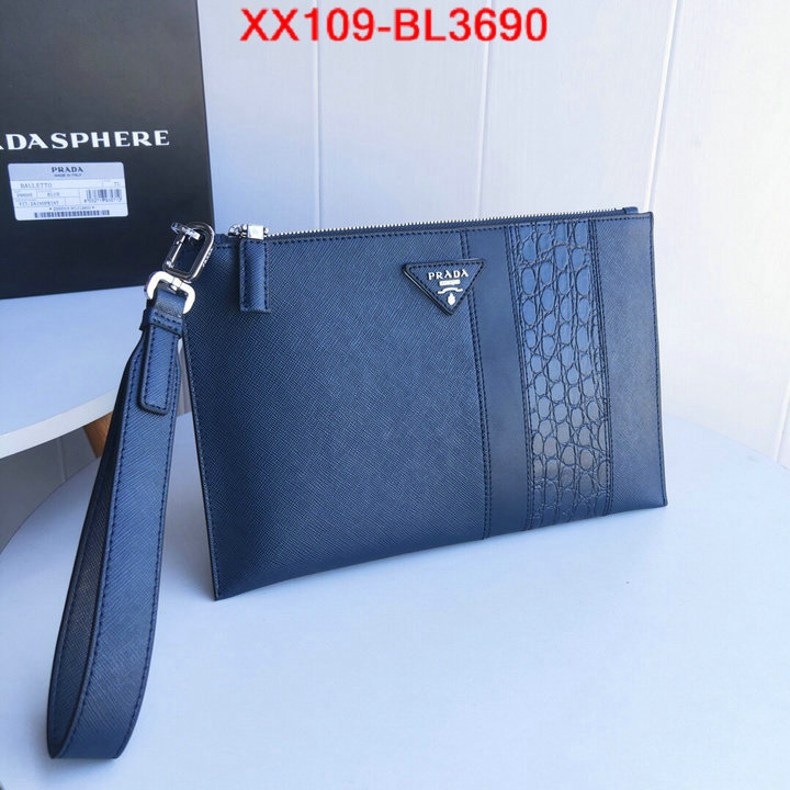 Prada Bags(TOP)-Clutch-,ID: BL3690,$: 109USD