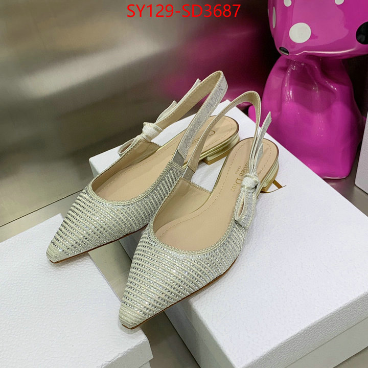 Women Shoes-Dior,what is top quality replica , ID: SD3687,$: 129USD