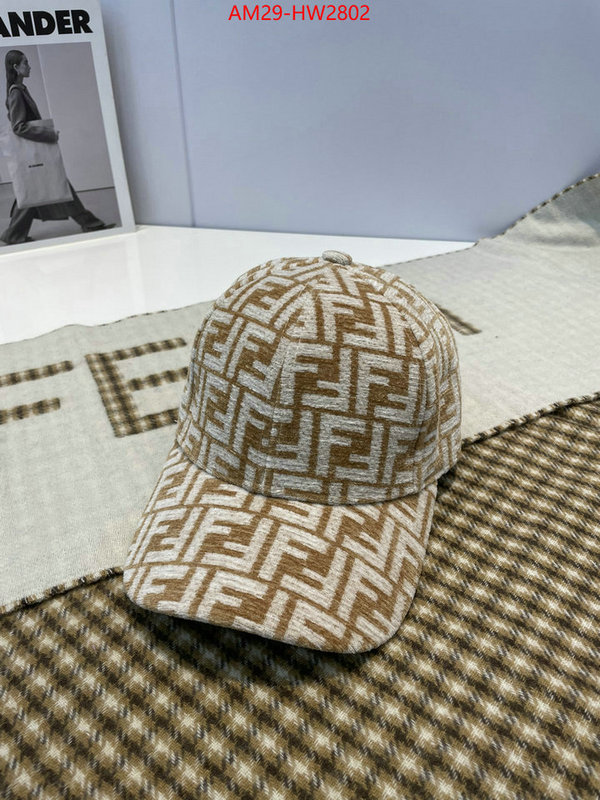 Cap (Hat)-Fendi,fake designer , ID: HW2802,$: 29USD