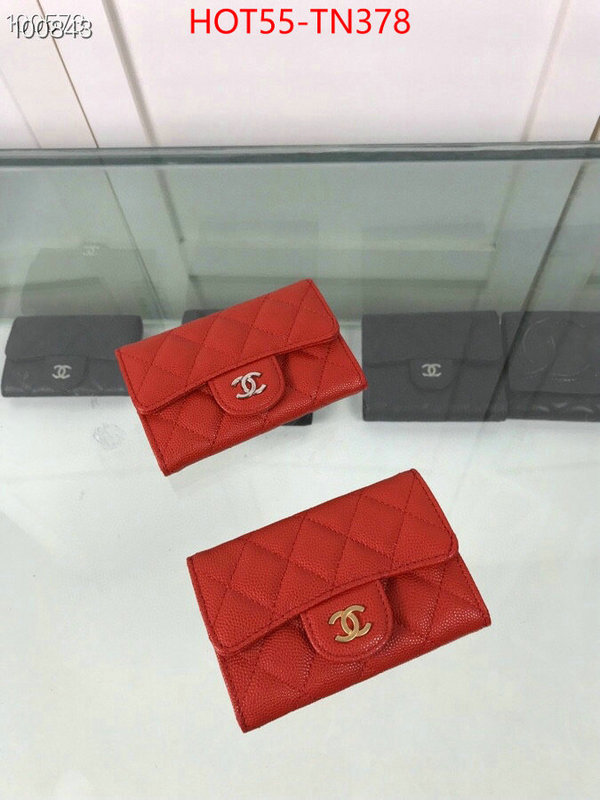 Chanel Bags(TOP)-Wallet-,ID: TN378,$: 55USD