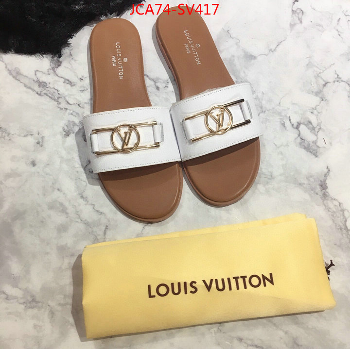 Women Shoes-LV,what 1:1 replica , ID: SV417,$:74USD