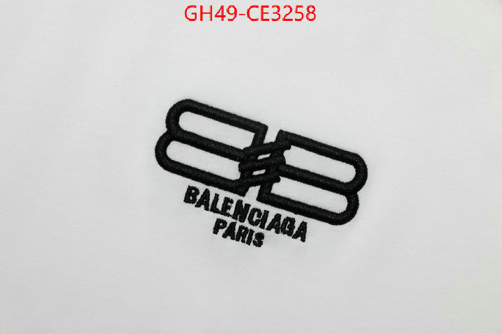 Clothing-Balenciaga,where should i buy replica , ID: CE3258,$: 49USD