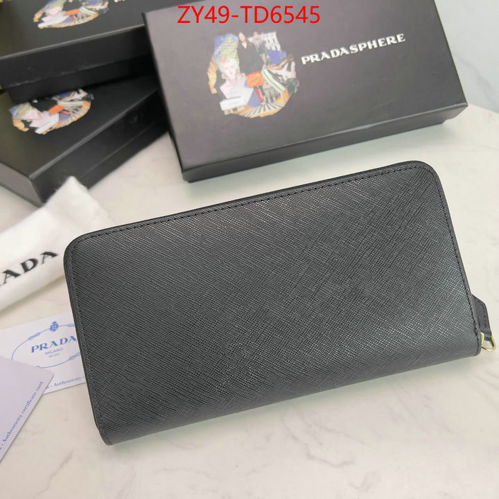 Prada Bags(4A)-Wallet,buy replica ,ID: TD6545,$: 49USD