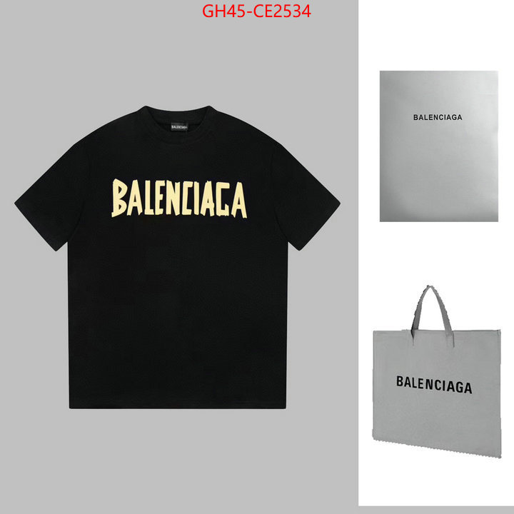 Clothing-Balenciaga,designer wholesale replica , ID: CE2534,$: 45USD