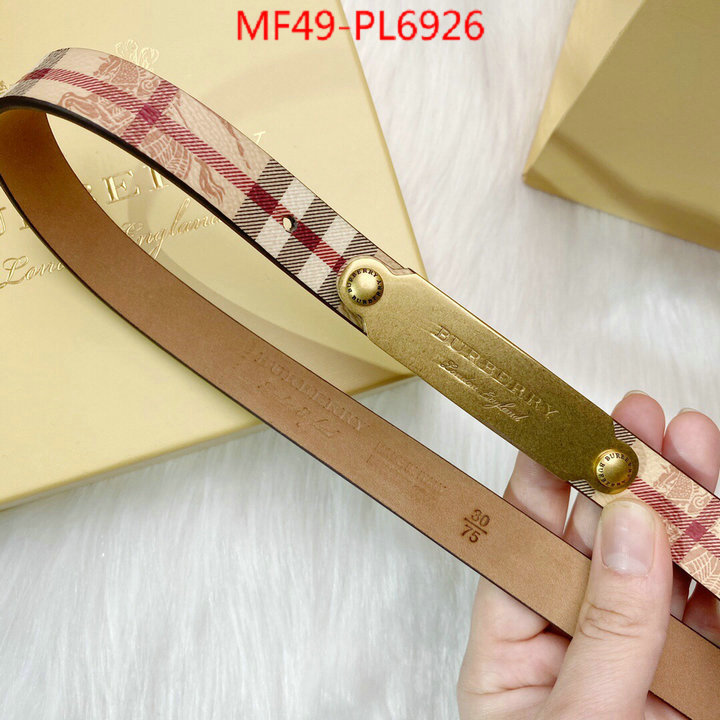 Belts-Burberry,can you buy knockoff , ID: PL6926,$: 49USD