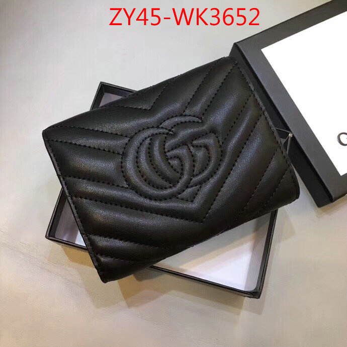 Gucci Bags(4A)-Wallet-,ID: WK3652,$:45USD