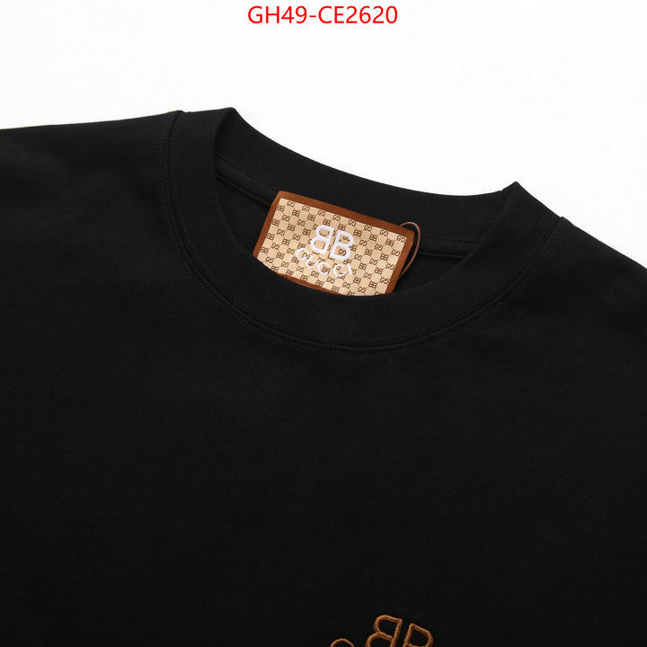 Clothing-Gucci,buy top high quality replica , ID: CE2620,$: 49USD