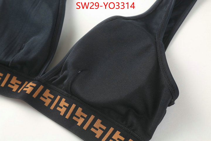 Swimsuit-Fendi,highest quality replica , ID: YO3314,$: 29USD