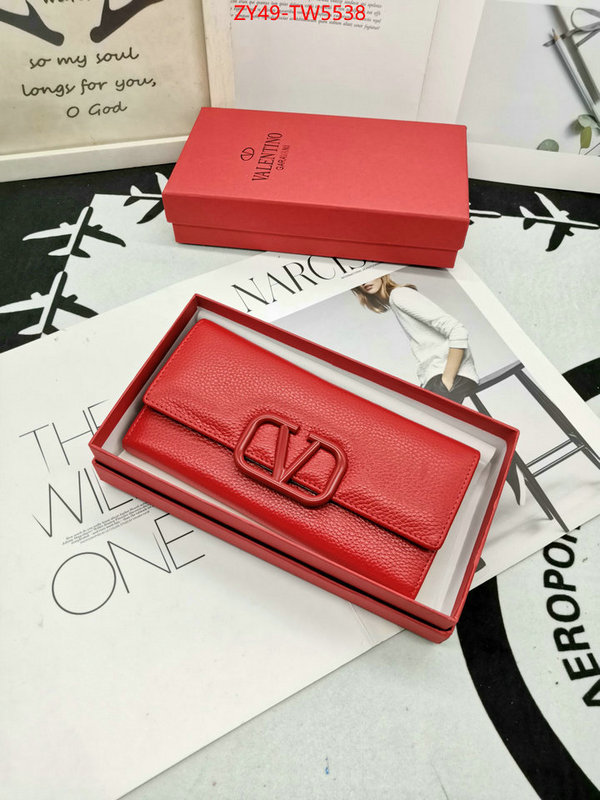 Valentino Bags(4A)-Wallet,quality replica ,ID: TW5538,$: 49USD