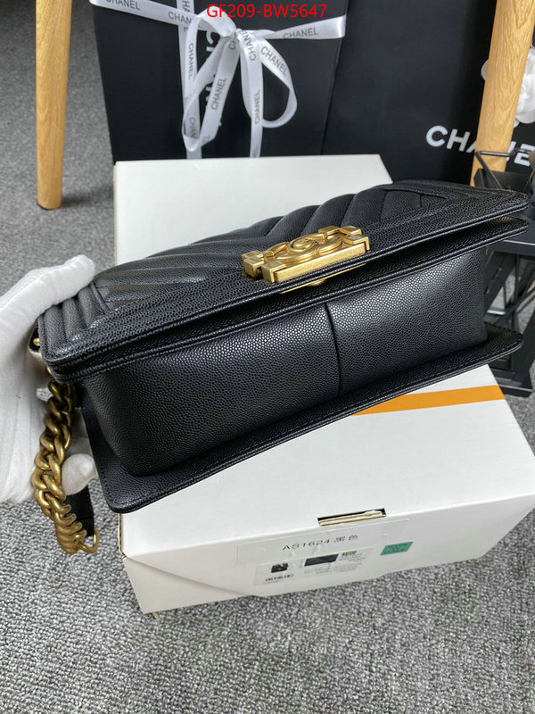 Chanel Bags(TOP)-Le Boy,ID: BW5647,$: 209USD