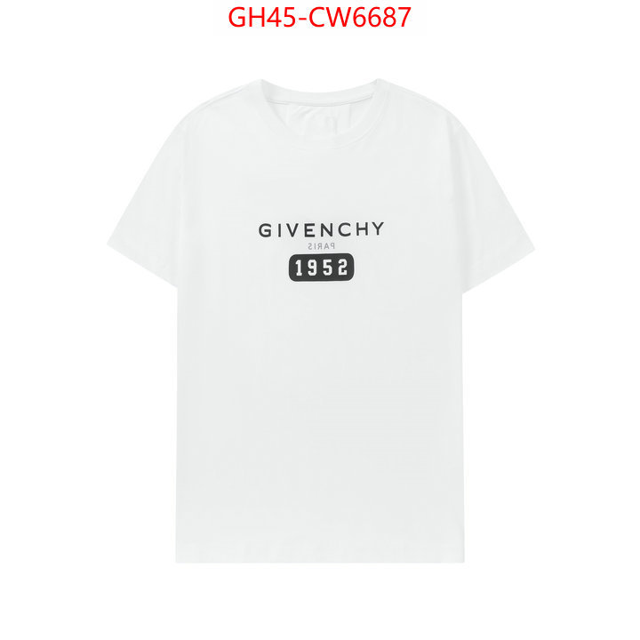 Clothing-Givenchy,luxury fake ,ID: CW6687,$: 45USD