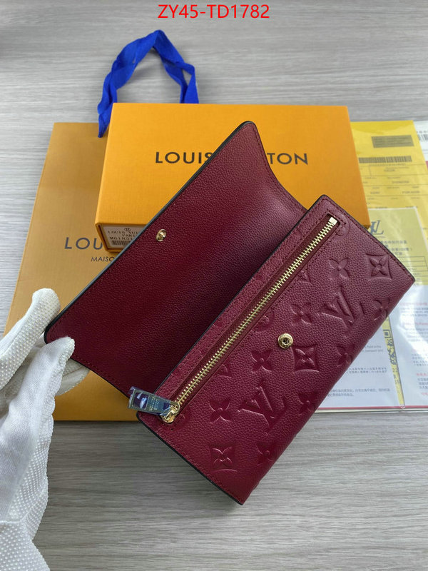 LV Bags(4A)-Wallet,ID: TD1782,$: 45USD